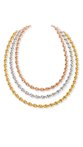Twisted Necklace & Bracelet Set Tricolor
