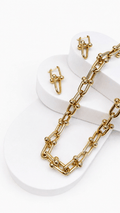 HardWear Link Necklace 18" and Earrings Set