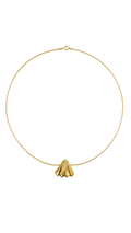Solara Shell Attached Pendant Cord Necklace - Size 16