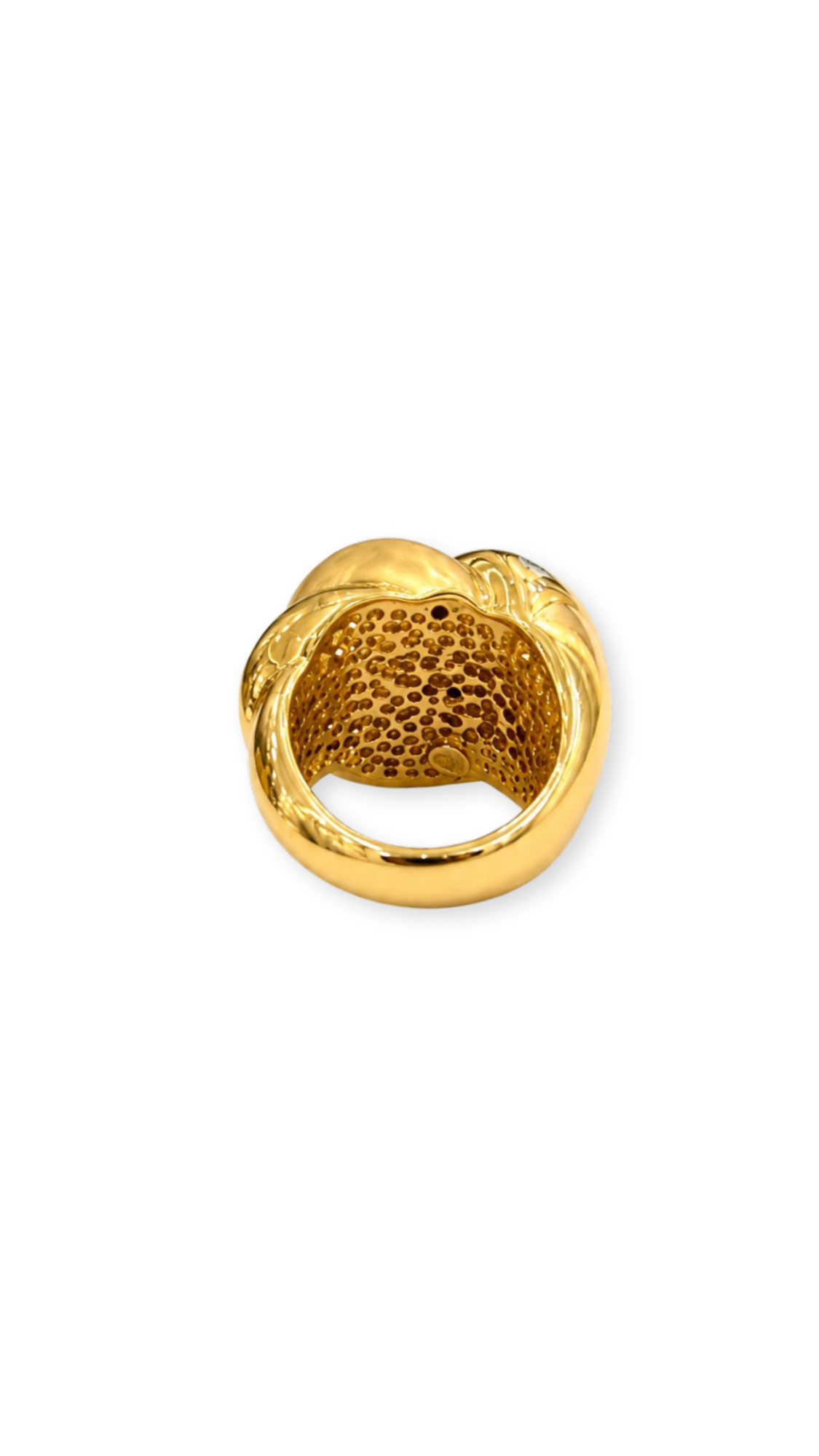 Solstice Orb Ring Matte & Glossy - Size 8