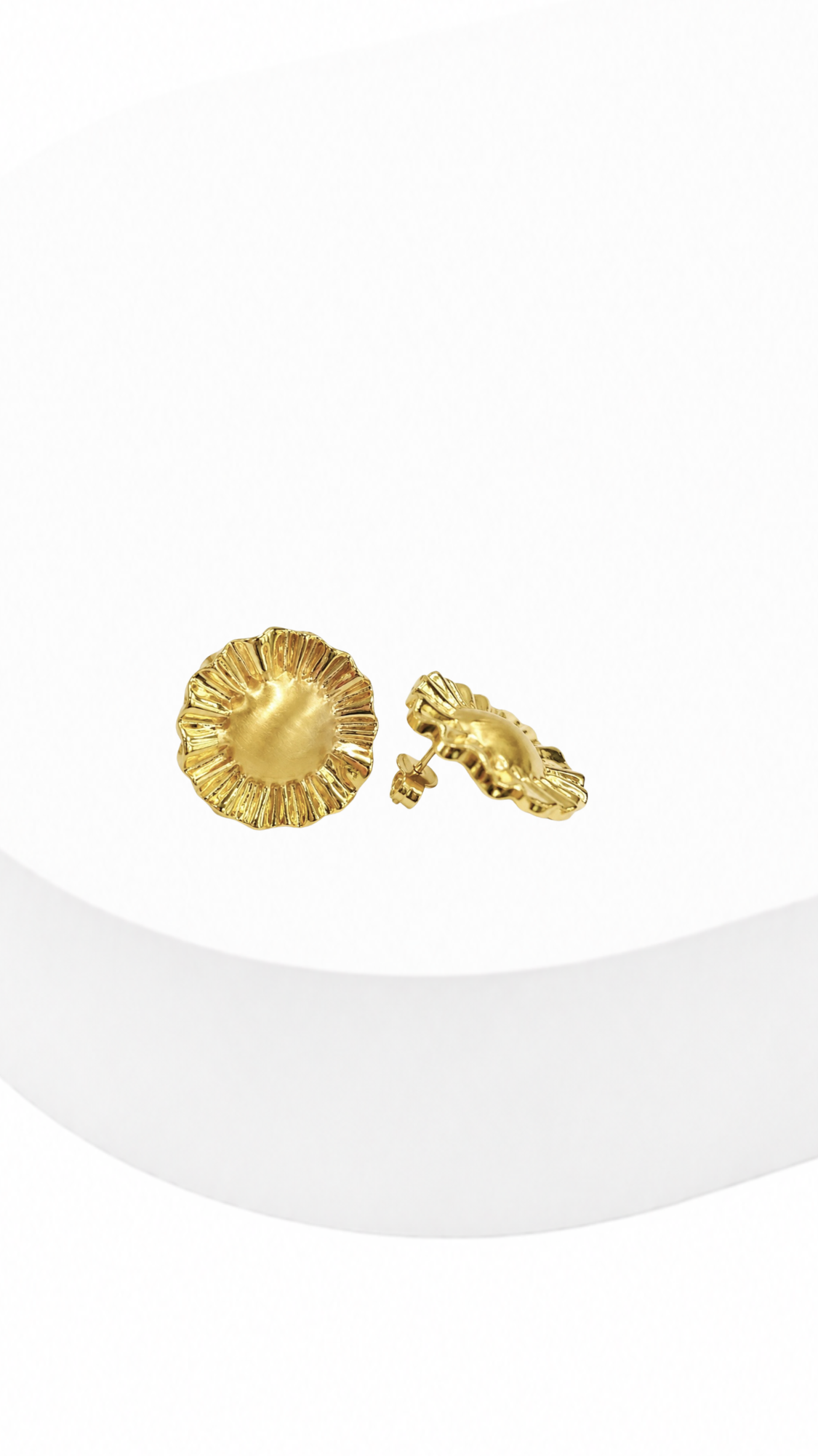Sunburst Stud Earrings