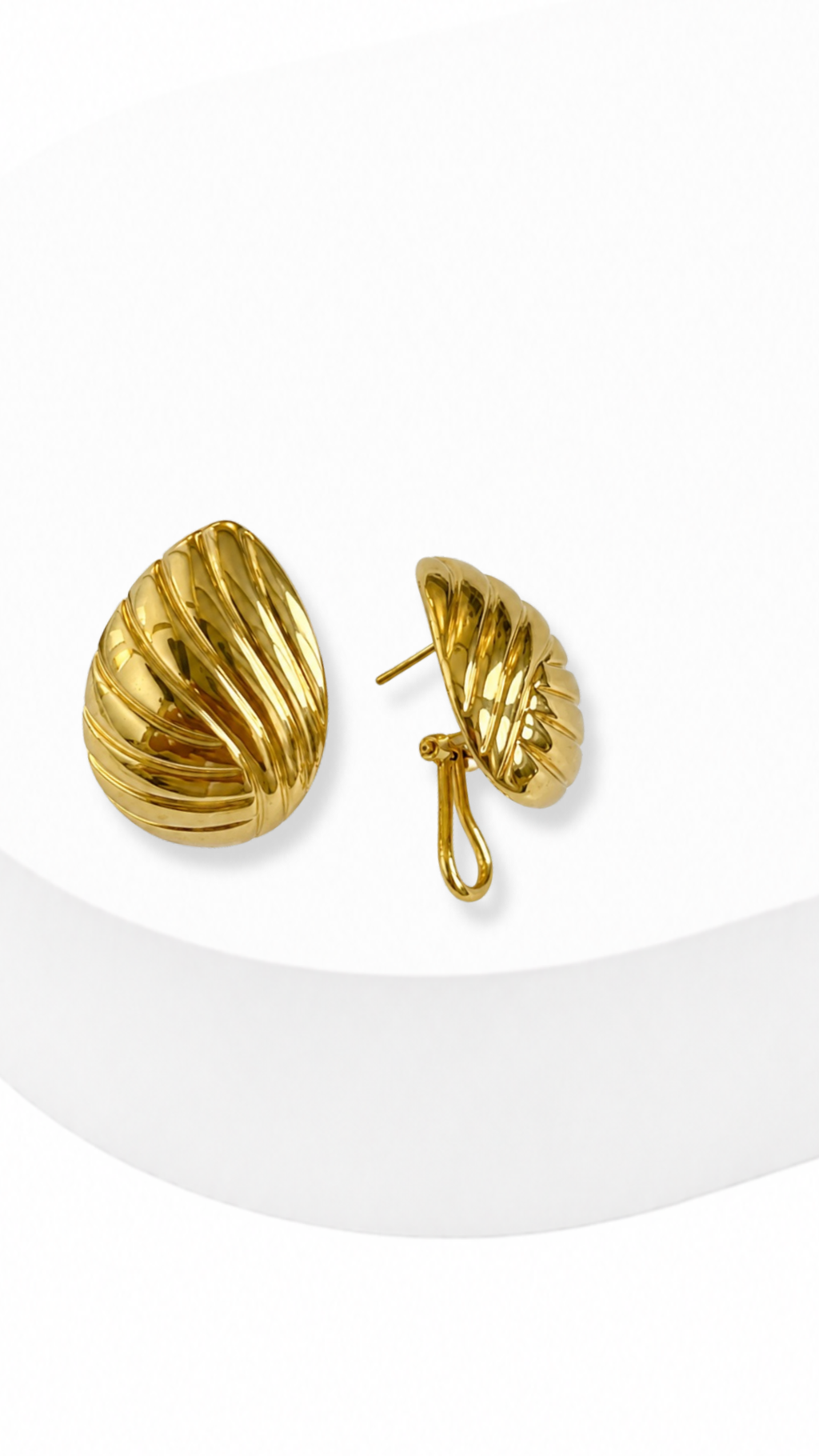 Textured Shell Earrings