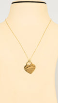 Flat Heart Pendant Big