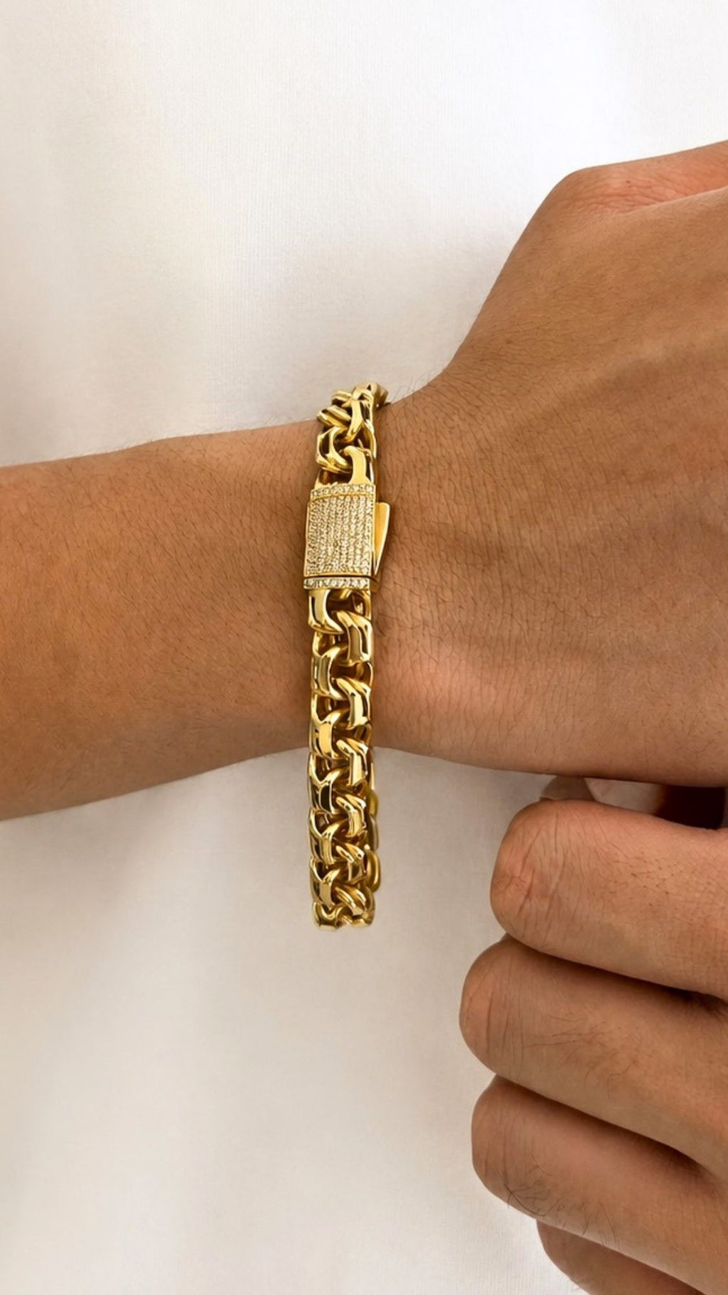 Italy Bracelet With Stones 8"