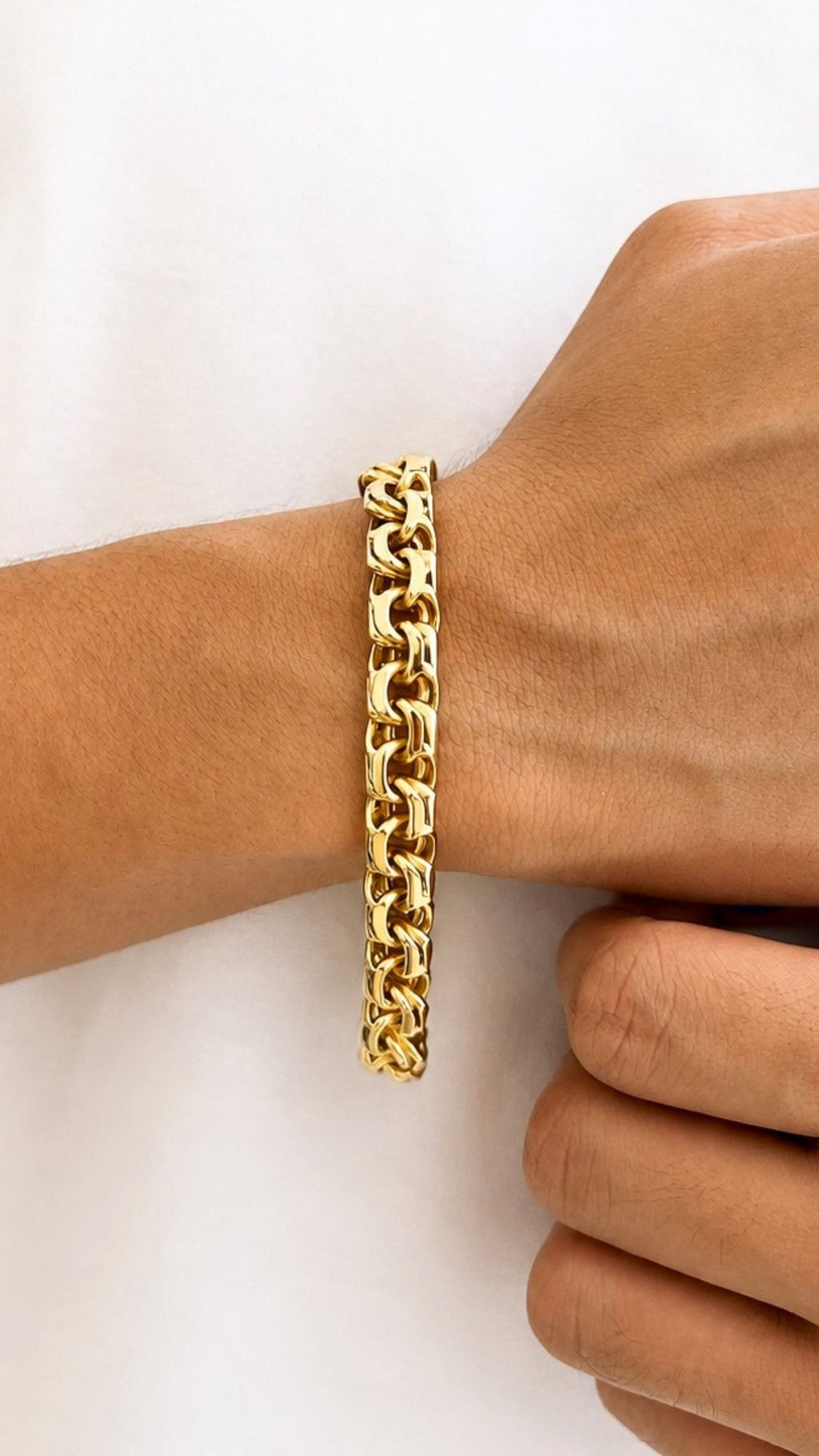 Italy Bracelet With Stones 8"