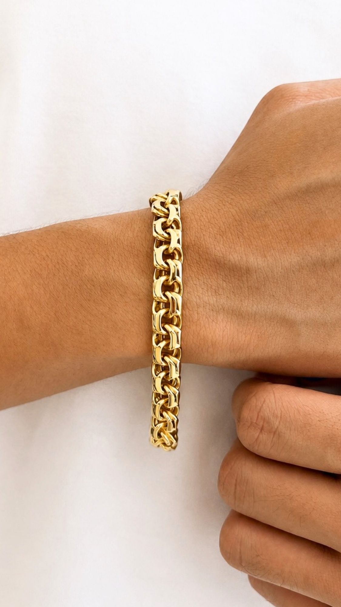 Italy Bracelet With Stones 8"