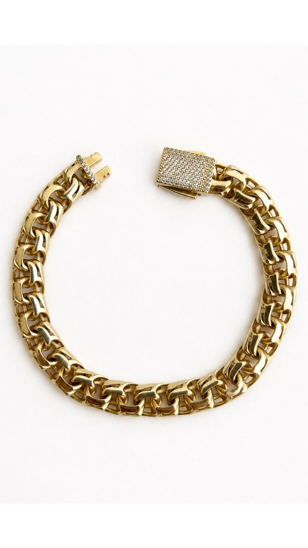 Italy Bracelet With Stones 8"